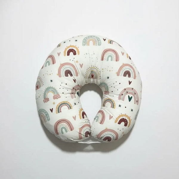 BébéYo Coussin d'Allaitement Rainbow - Rose Poudré