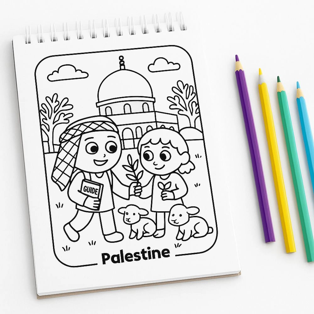 Espoir Planner Hope et Lila: Descubrimiento de los países – 25 aventuras para colorear