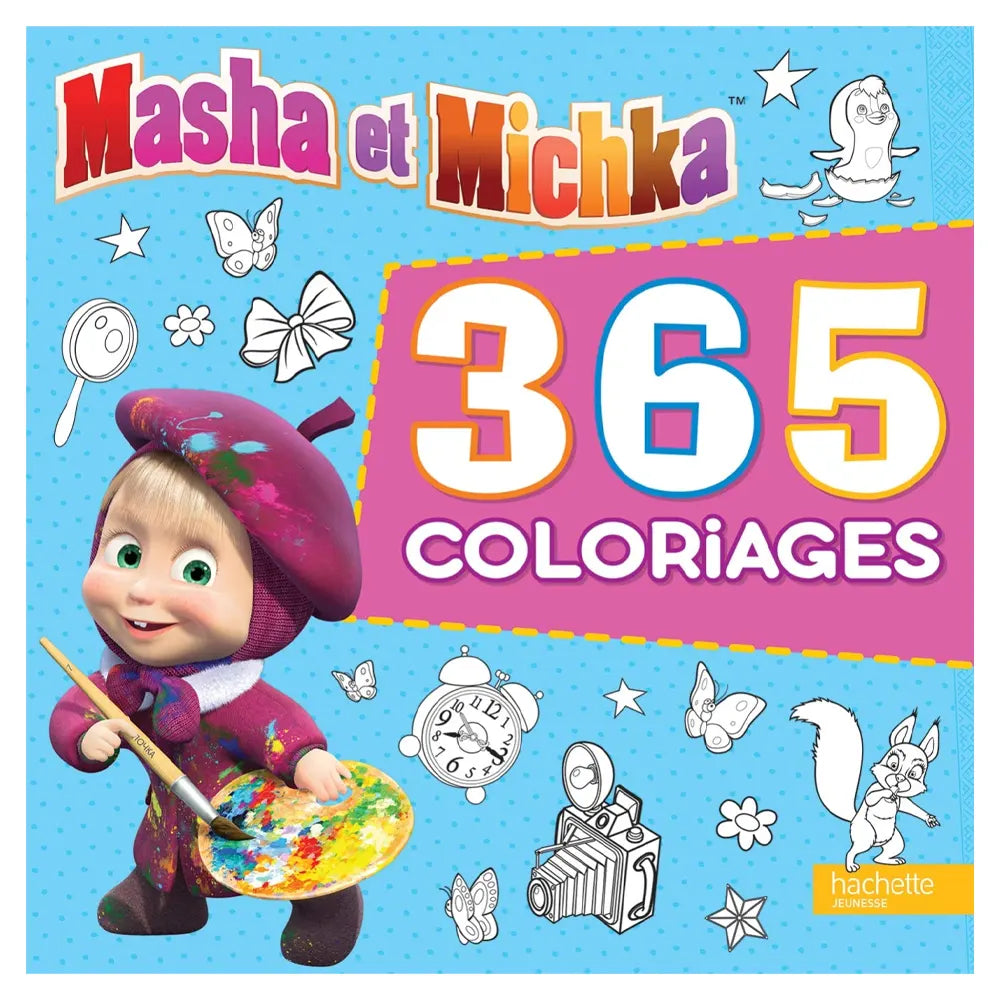 Masha et Michka - 365 Coloriages