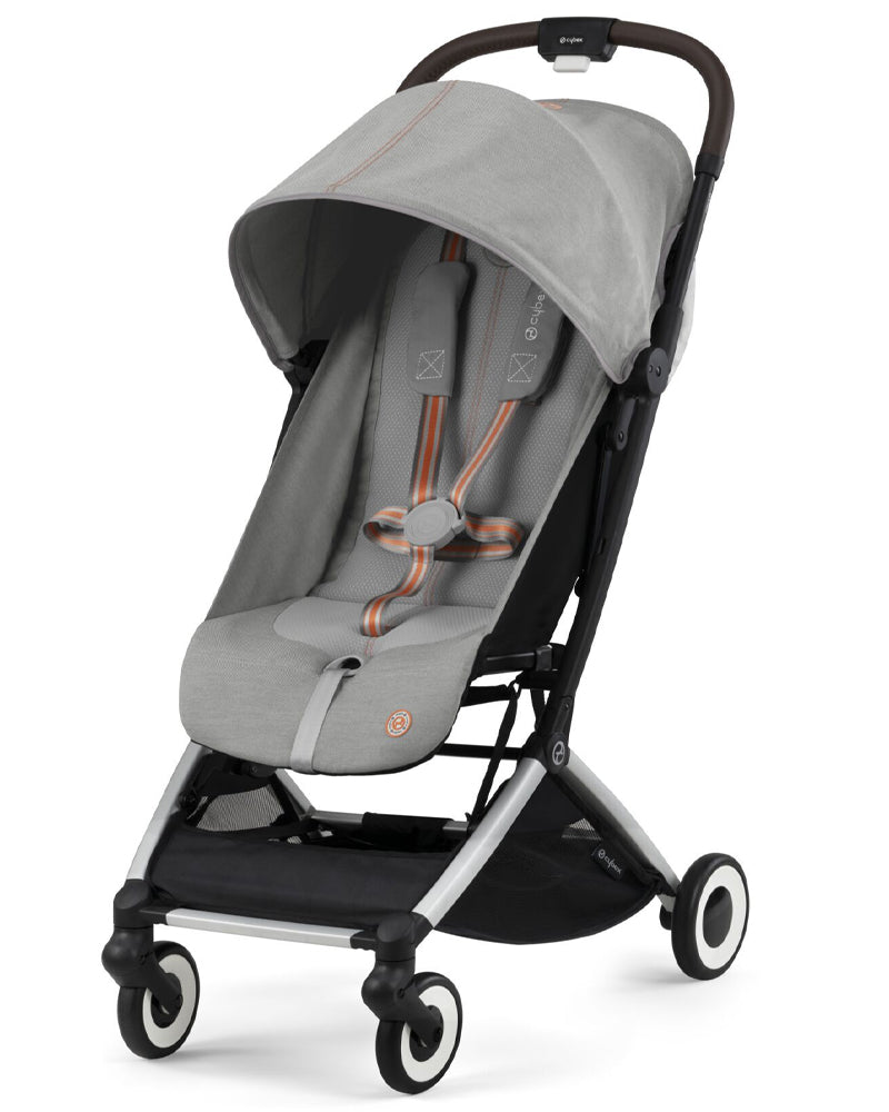 poussette bebe cybex CYBEX Orfeo SLV Lava Poussette Compacte - Gris | Wlidaty Maroc