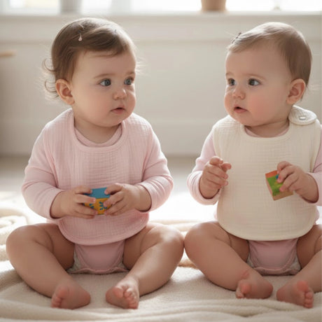 Babymat Lot de 2 Bavoirs - Pétale