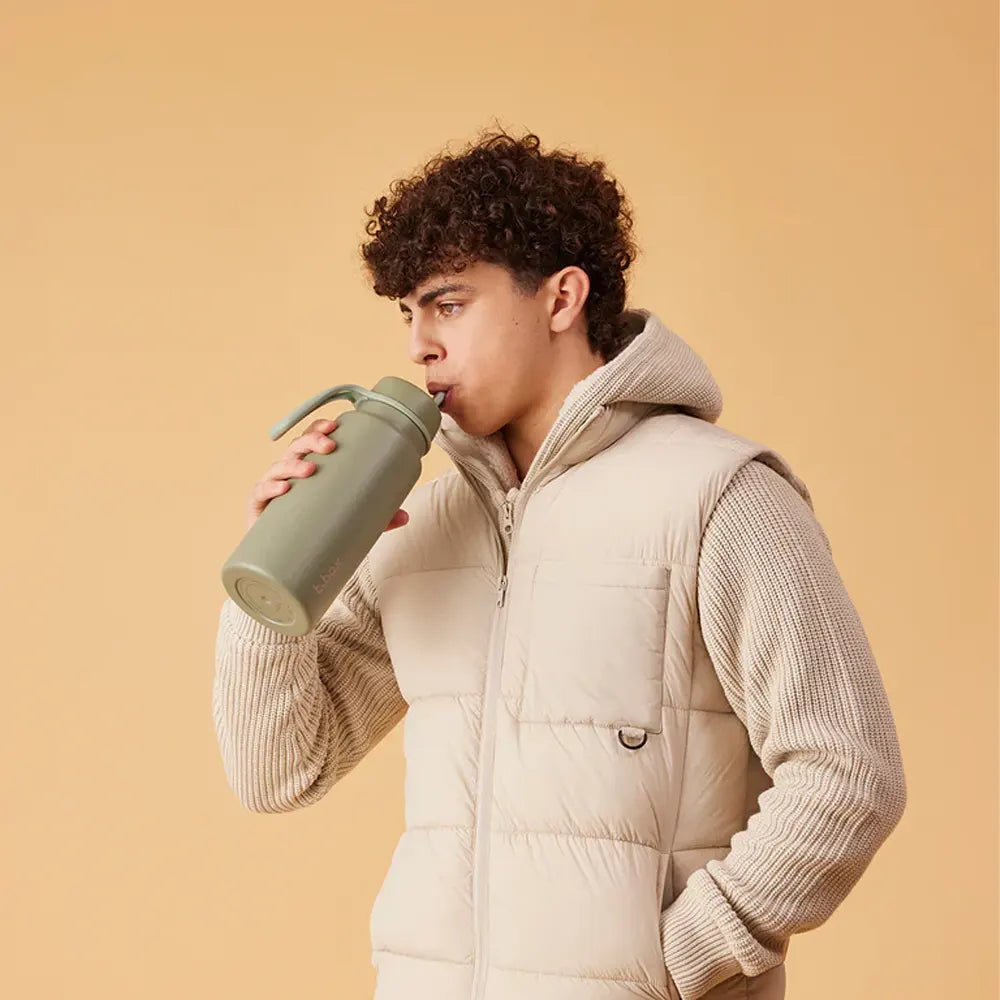 b.box 1L Insulated Water Bottles – Shadow