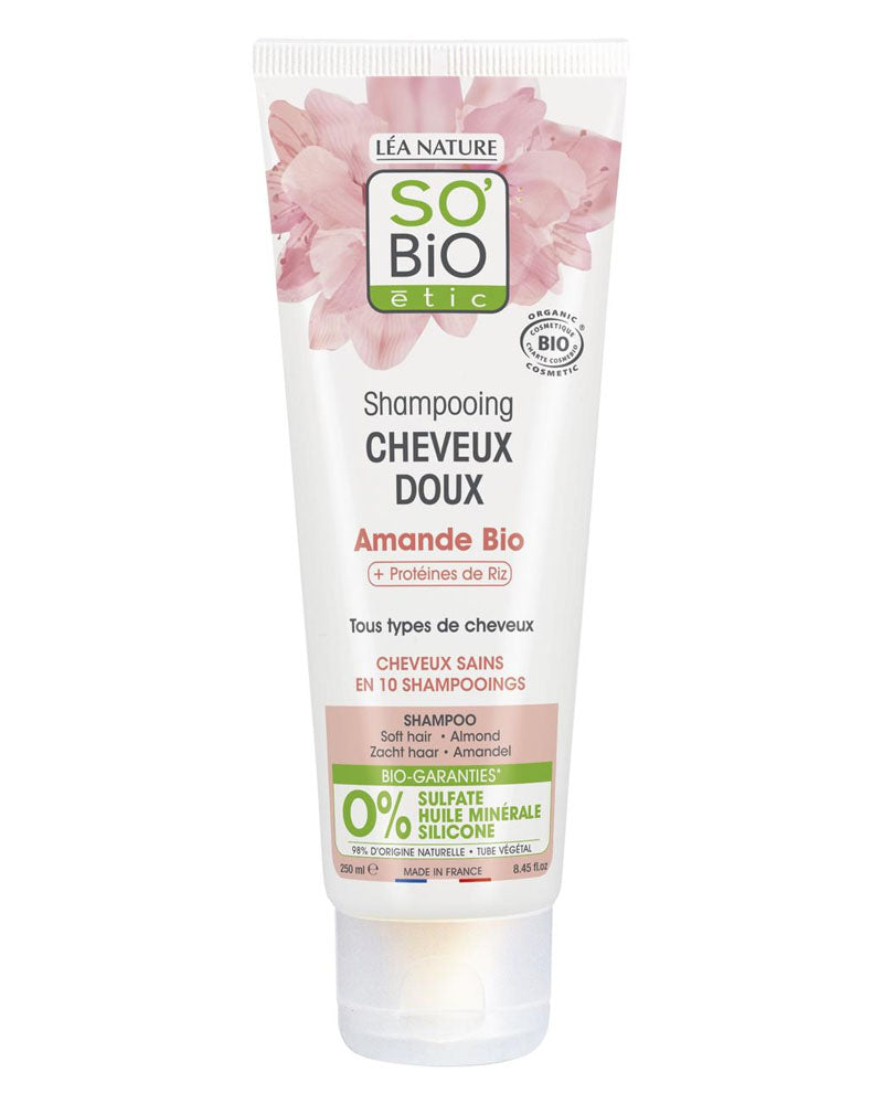 So Bio Shampoing Doux au Lait d'Amande et Protéine De Riz 250ml