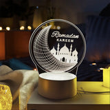 Ramadan Kareem LED Lamp - White