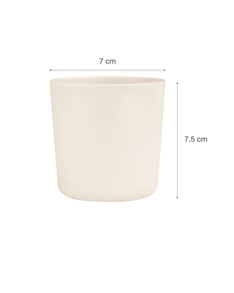 Set de 4 Gobelets Biosourcées Citron - Rose & Crème