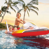 INTEX Wave Rider – Flotador Hinchable para Niño con Diseño de Moto Acuática - +3 años