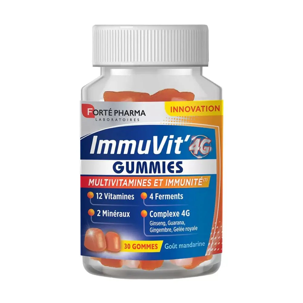 Forte Pharma Immuvit’ 4G Goût Mandarine – 30gommes