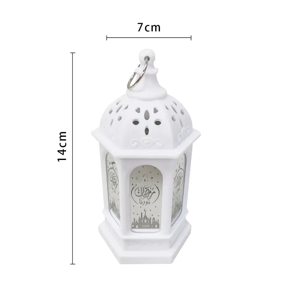 Ramadan Lantern Ornament - White