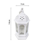 Ramadan Lantern Ornament - White