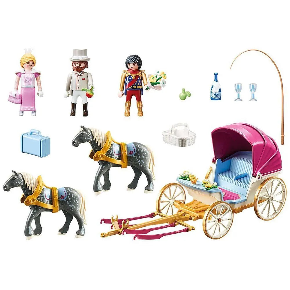 Playmobil Princess - Calèche Royale Tirée par un Cheval - 4A+