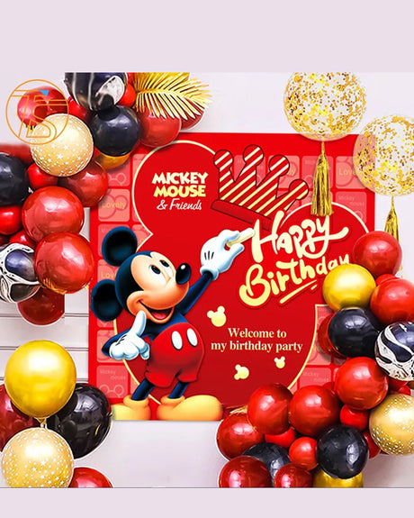 Ensemble de Ballons de décoration d'anniversaire - Mickey