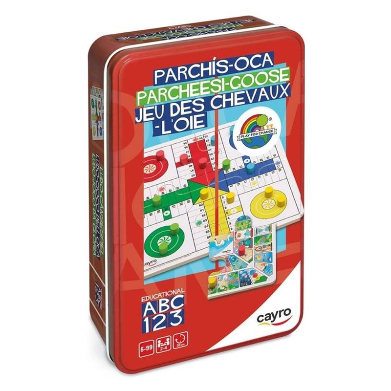 Cayro Caja Metálica Parchís-Oca 6A+