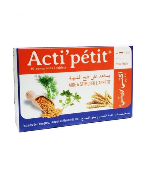 Acti' Pétit Aide à Stimuler L'appétit - 30cps