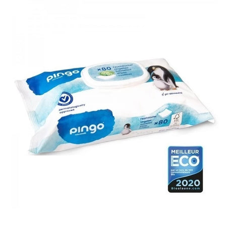 Pingo Lingettes Écologiques à l'Aloe Vera 80 Unités
