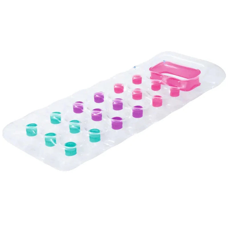 Bestway® Matelas Gonflable Adulte avec Hublots Summer Colors 14A+