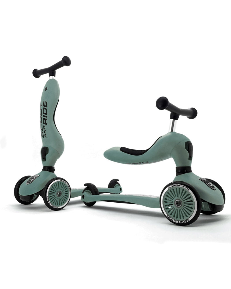 Scoot And Riide  Trottinette 2en1 Highwaykick 1 - Forêt