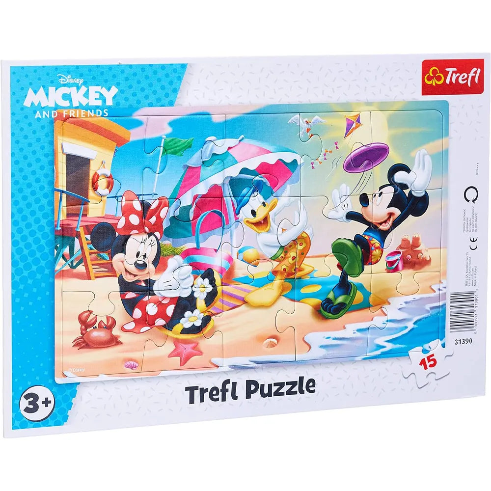 Trefl Puzzle Mickey Mouse 15 Pièces - 3A+