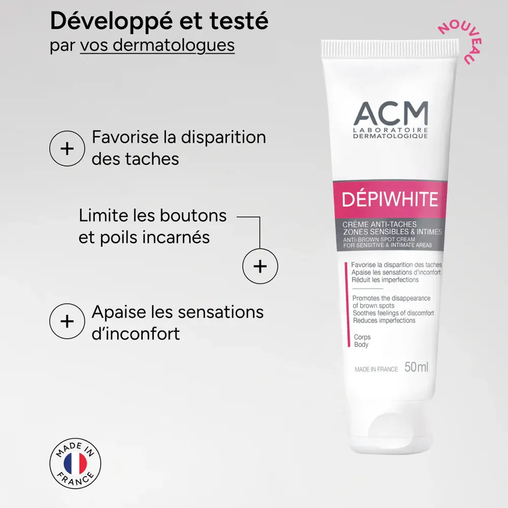 ACM Depiwhite Creme Anti-Taches Zones Sensibles & Intimes 50ml