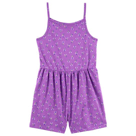 Barboteuse en Coton Carter's - Fleurie Mauve