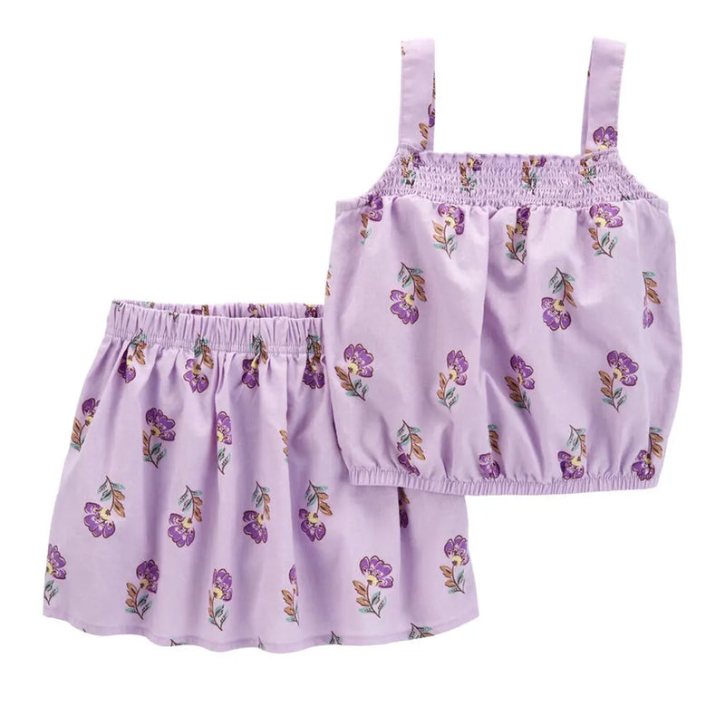Ensemble 2 Pièces Carter's - Fleuri Violet