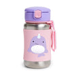 Skip Hop Gourde avec Paille en Acier Inoxydable 350ml - Narval