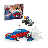 LEGO Voiture de Course de Spider-Man et Venom avec le Bouffon Vert - 7A+