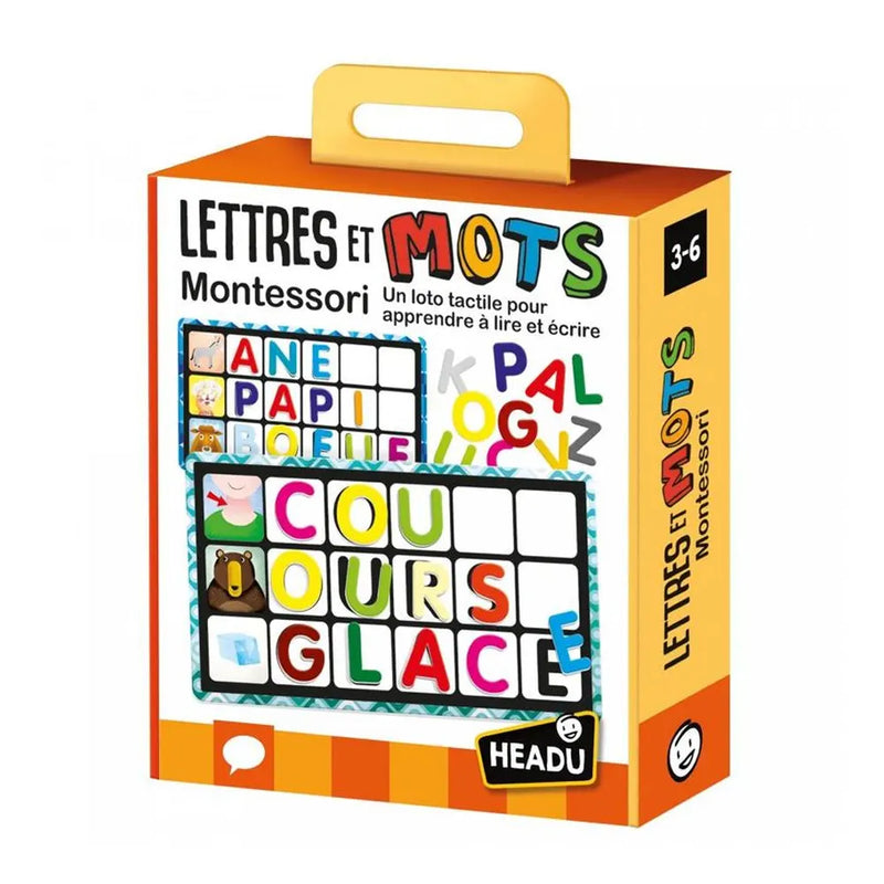 Letras y palabras Headu Montessori - 3-6 años+