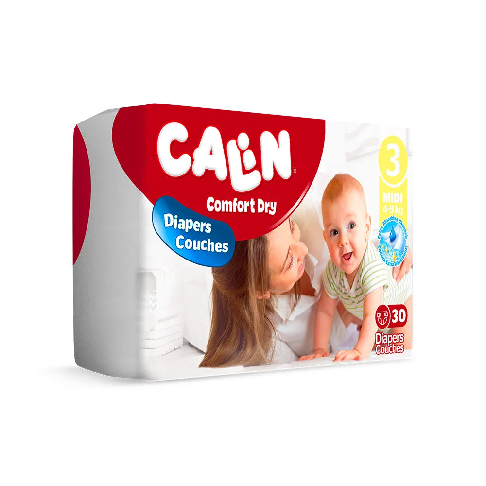 Calin Couches Bébé Midi Taille 3 - 30 Unités