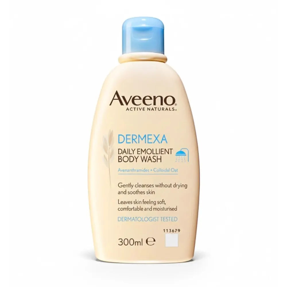 Aveeno Dermexa Gel Nettoyant Corps Émollient Quotidien 300ml
