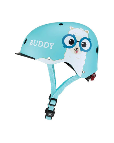 Globber Casque de Protection S/S (48-53cm) Elite Lights - Bleu Ciel Buddy
