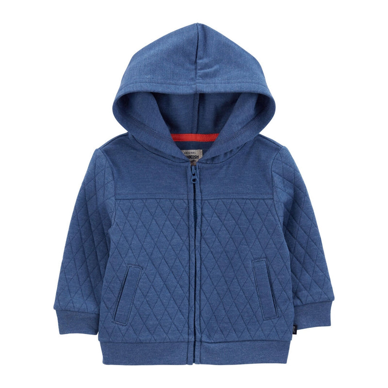 Veste Zippée à Capuche Bébé OshKosh - Bleu
