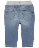 Pantalon En Denim Tricoté À Enfiler Bébé OshKosh - Bleu