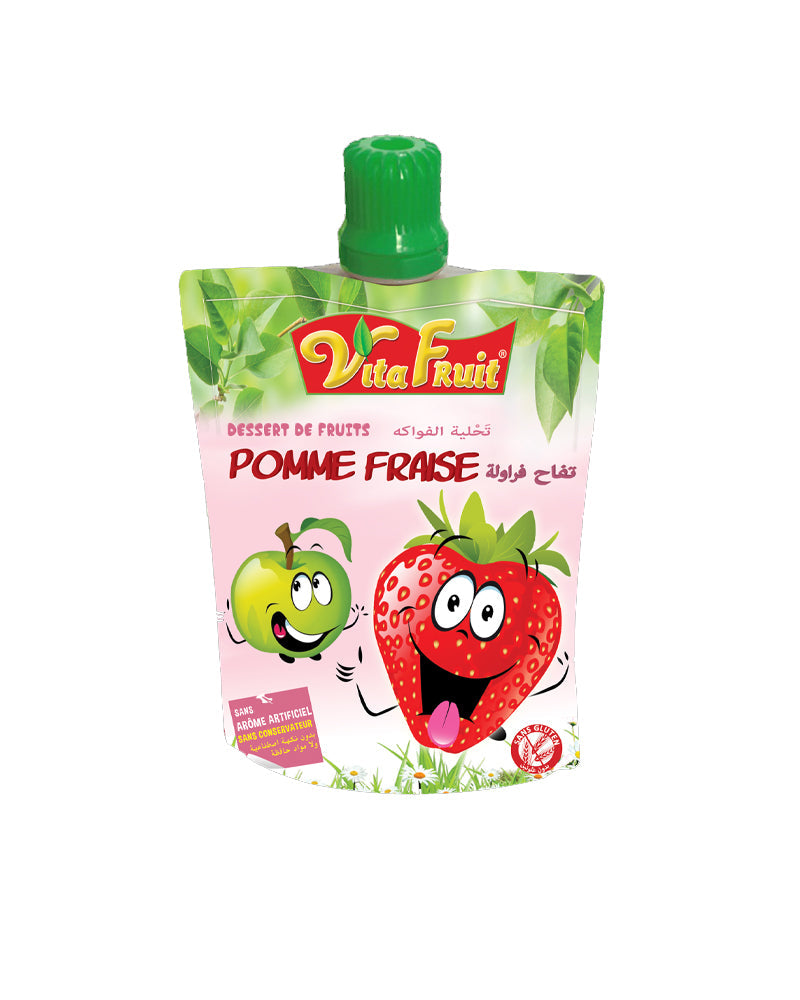 Vita Fruit Dessert De Fruits 80g - Pomme & Fraise