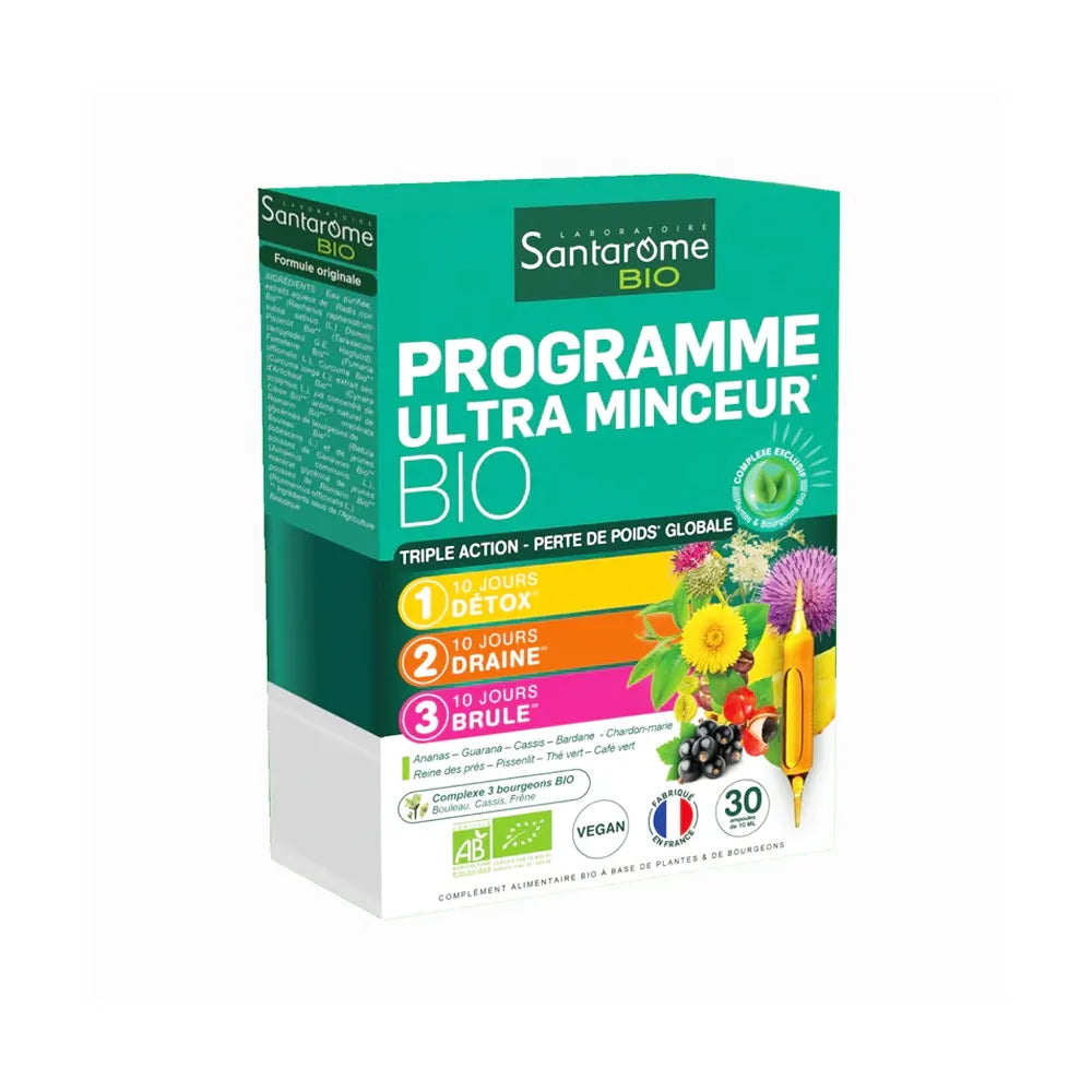 Santarome Programme Ultra Minceur Bio – 30 Ampoules