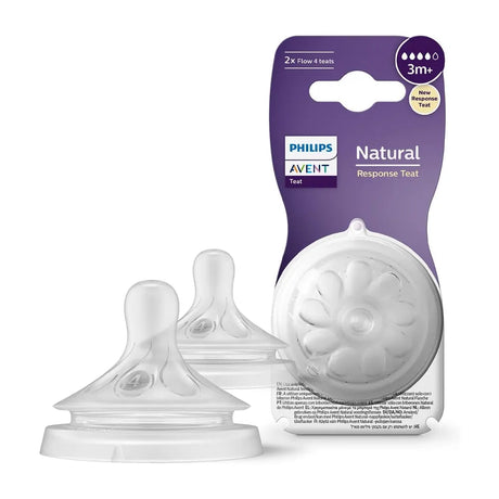 Philips Avent Lot de 2 Tétins Natural Response 3M+