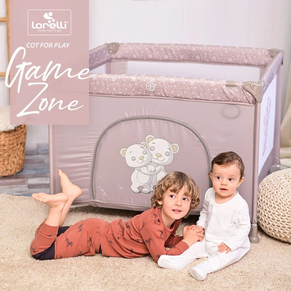 Lorelli Baby Playpen Happy Game Zone - Rose