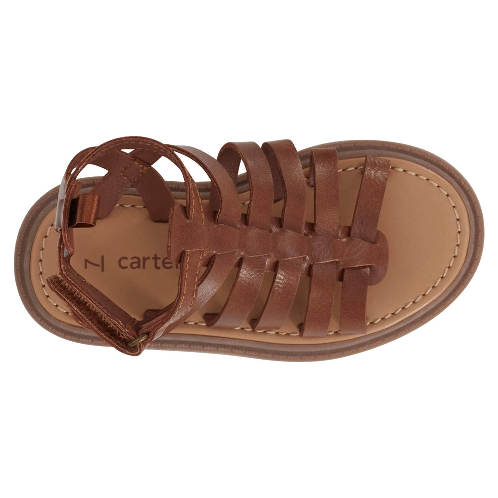 Sandales Gladiateur Carter's Shoes - Marron
