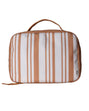 Sac à Lunch Isotherme Carré Citron - Striped Caramel