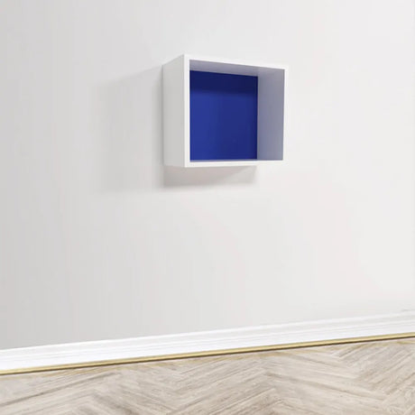 Wlidaty Home Cube Mural Fond Bleu 30x30 cm