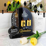 Décoration en Acrylique Calendrier Ramadan - Noir