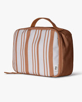 Sac à Lunch Isotherme Carré Citron - Striped Caramel