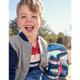 Skip Hop Gourde avec Paille en Acier Inoxydable 350ml - Train