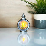 Lanterne Lampe De Table Décorative Ramadan Moubarek - Gris