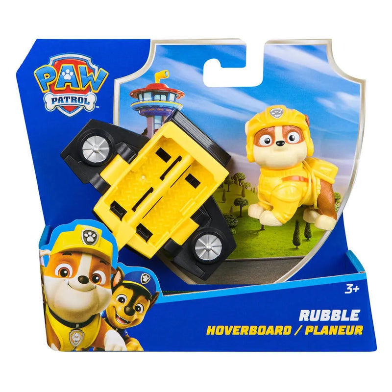 Paw Patrol Hoverboard + Figurine Air Rescue 3A+ - Jaune