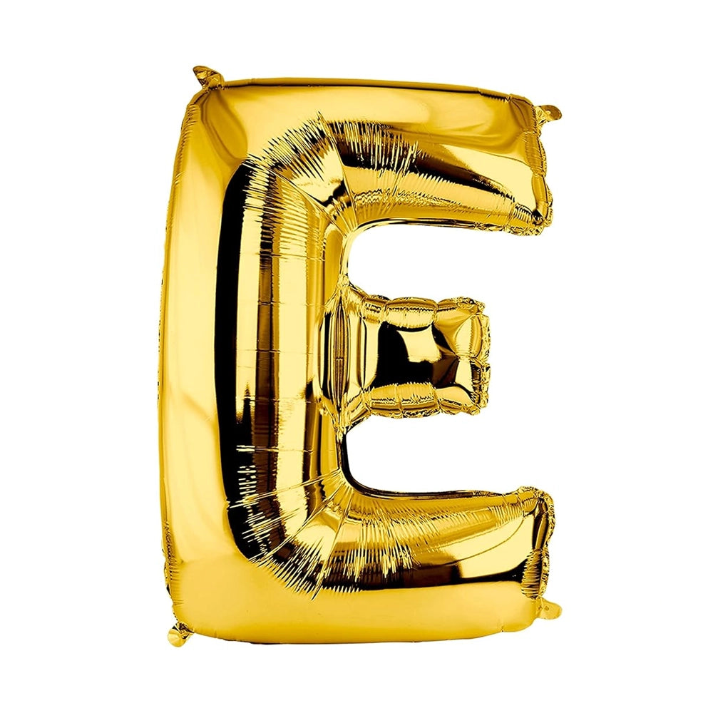 Ballon en Forme de Lettre E - Dorée