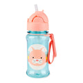 Skip Hop Zoo Straw Water Bottle 355ml - Cat