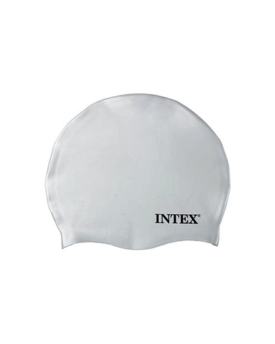 Intex Bonnet de Bain en Silicone - Blanc