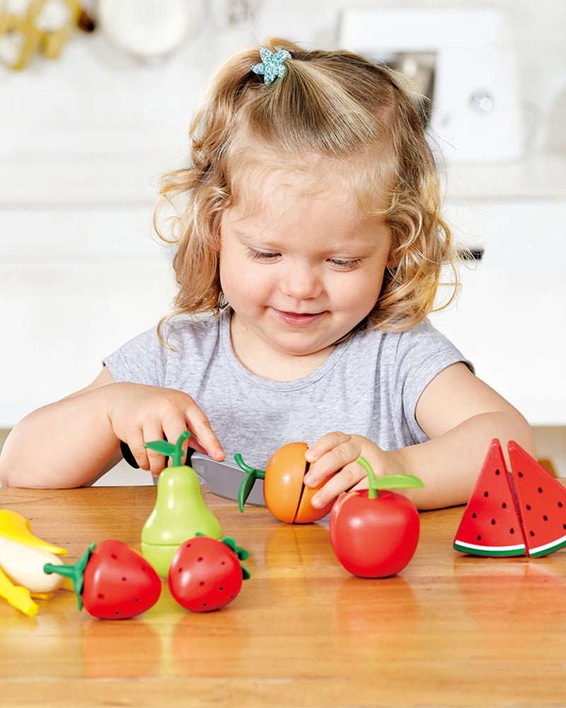 Hape Ensemble de Jeu de Fruits 9 Pièces 3A+
