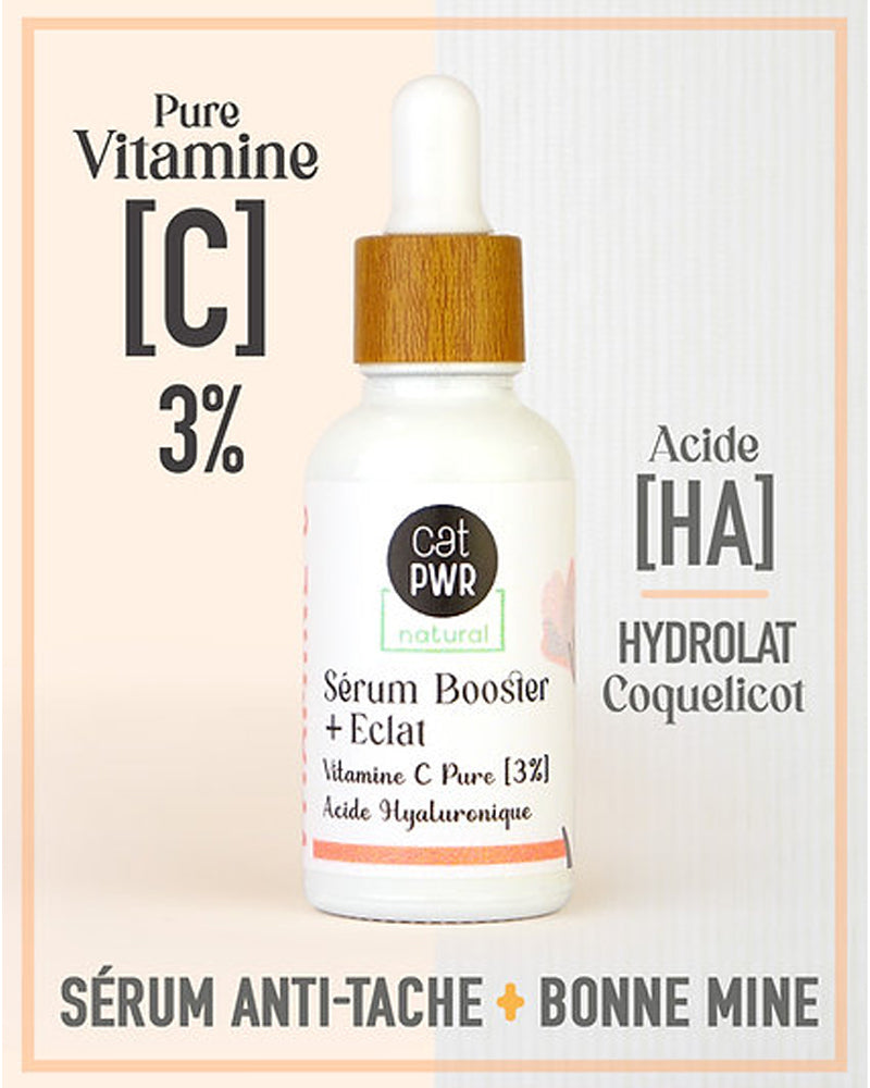 UrbanK Sérum de Jour à la Vitamine C Pure 3% + HA BOOSTER D'ECLAT - 30ml