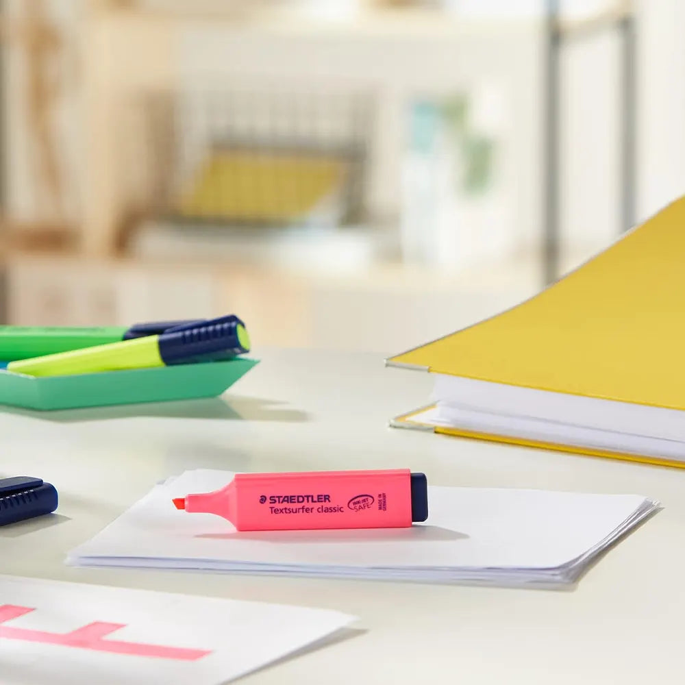 Staedtler Textsurfer Classic 364 WP4 Fluorescent Highlighters - Pack of 4